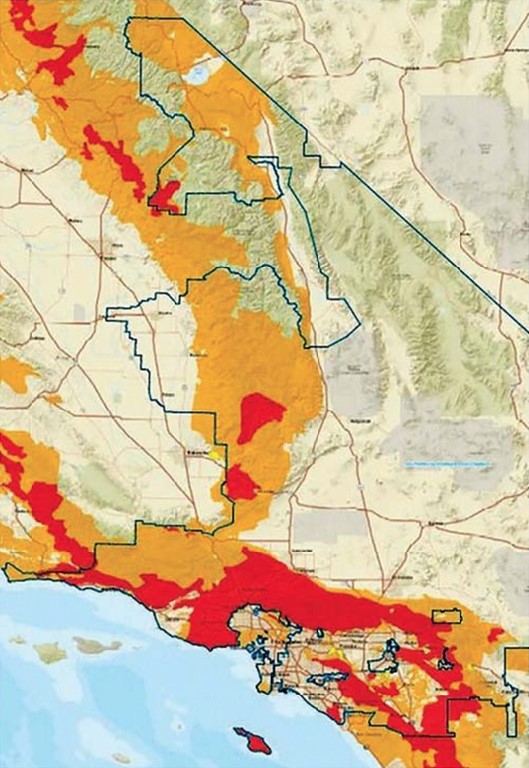 wildfire map