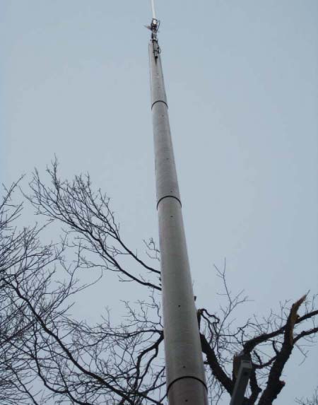 Modular RS monopoles make pole extension easy if such a change needs to be made after installation